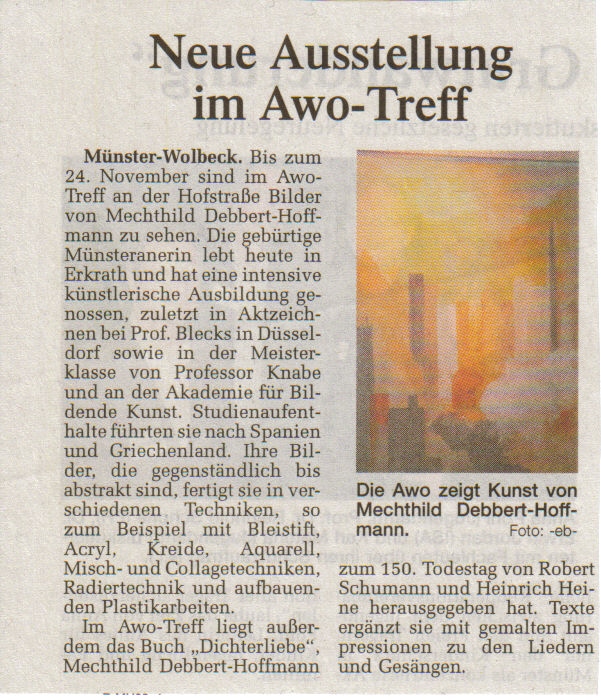 Neue Ausstellung im Awo-Treff